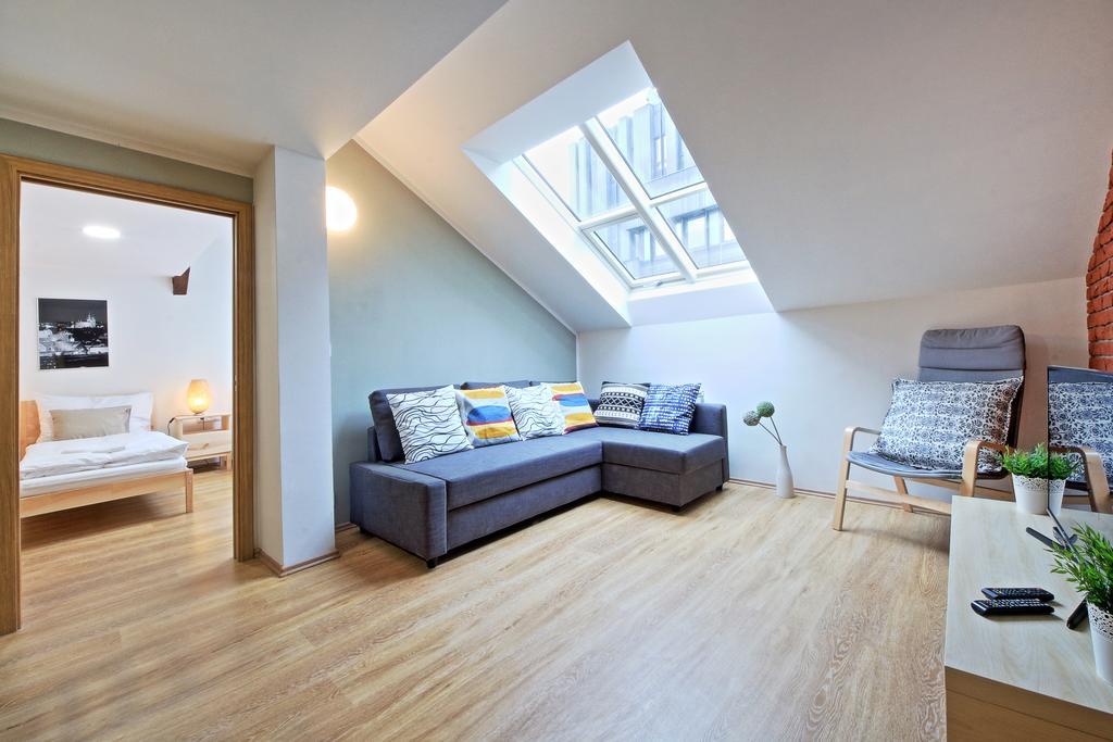 Nabo Apartments Prága Szoba fotó
